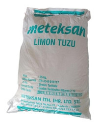Meteksan Limon Tuzu Çuval 25 kg