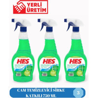 Hes Sirkeli Cam Temizleyici Sprey 3x750 ml
