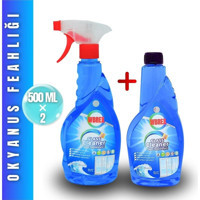Wbrex Okyanus Cam Temizleyici Sprey 2x500 ml