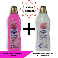 Gemi̇x Komşu Bayıltan Konsantre Bahar Temizliği-Gül 80 Yıkama Yumuşatıcı 2x1 lt