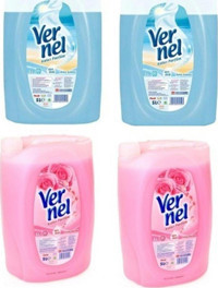Vernel Kalıcı Parfüm Deniz Esintisi-Gül 200 YıkamaYumuşatıcı 4x5 lt