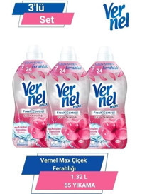 Vernel Çiçek Ferahlığı Konsantre Çiçek Bahçesi 165 Yıkama Yumuşatıcı 3x1.32 lt