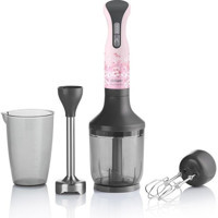 Arzum AR1087 750 ml Plastik Hazneli Turbolu Çift Bıçaklı 4'lü Blender Seti Pembe