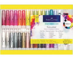 Faber-Castell Gelatos 33'lü Mum-Yağlı Pastel Boya