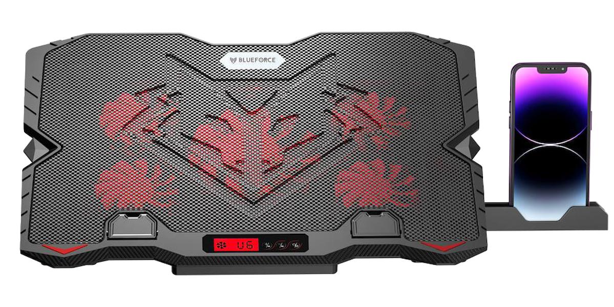 Blueforce Sx-25 5 Fanlı Metal-Plastik 17 inç Laptop Soğutucu
