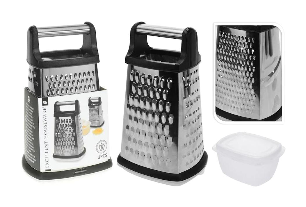 Boyner Kompakt Paslanmaz Çelik Siyah-Inox Rende