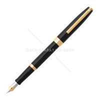 Sheaffer Paslanmaz Çelik Doldurulabilir M Uç Altın Siyah Dolma Kalem