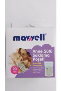 Mavvell 20'li Süt Saklama Poşeti