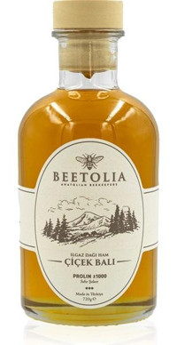 Beetolia Ilgaz Organik Süzme Çiçek Balı 720 gr