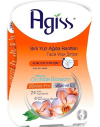 Agiss Kuru Ciltler 24 Adet Kadın Yüz Ağda Bandı