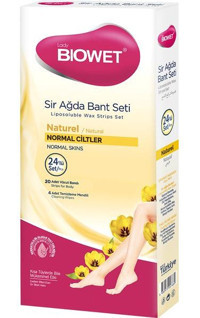 Lady Biowet Normal Ciltler 24 Adet Kadın Tüm Vücut Ağda Bandı