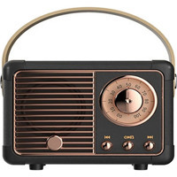 Decisive Retro 3 W Radyolu Siyah Bluetooth Hoparlör