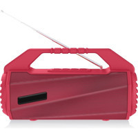 New Rixing NR-4025FM 5 W Kırmızı Bluetooth Hoparlör