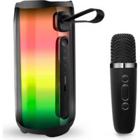 Newface Pluse 5 5 W Işıklı Siyah Bluetooth Hoparlör