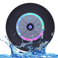 Zolyet Mini Radyolu Işıklı Siyah Bluetooth Hoparlör