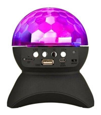 Polygold L-740 Işıklı Siyah Bluetooth Hoparlör