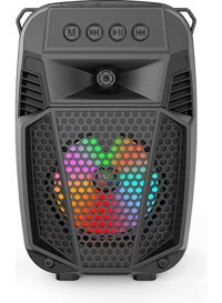 Concord ZQS1431 8 W Radyolu Işıklı Siyah Bluetooth Hoparlör