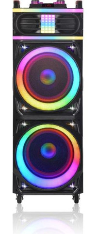 Hepu HP-928 Işıklı Siyah Bluetooth Hoparlör