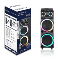 Hepu HP-930 Işıklı Siyah Bluetooth Hoparlör