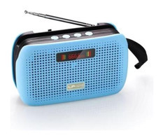 Xinh Mini 5 W Radyolu Mavi Bluetooth Hoparlör