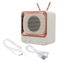 Gatuida Retro 3 W Beyaz Bluetooth Hoparlör