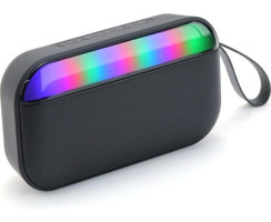 Airenk Ağır Atmosfer 5 W Işıklı Siyah Bluetooth Hoparlör