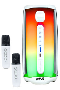 Newface Pluse 5 5 W Işıklı Beyaz Bluetooth Hoparlör