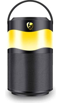 Coverzone Y8 5 W Radyolu Işıklı Siyah Bluetooth Hoparlör
