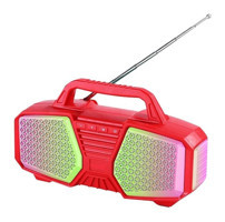 Concord C-8231 Radyolu Kırmızı Bluetooth Hoparlör