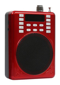 Ultratekno KTX 1601 5 W Radyolu Kırmızı Bluetooth Hoparlör