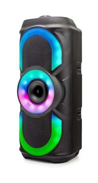 Kimiso QS-3630 10 W Radyolu Işıklı Siyah Bluetooth Hoparlör