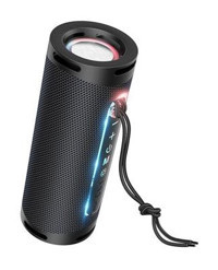 Hoco HC9 5 W Işıklı Siyah Bluetooth Hoparlör