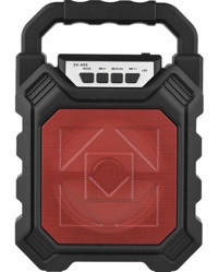 Turgut Ticaret TT SK-668 5 W Işıklı Kırmızı Bluetooth Hoparlör