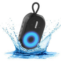 Jingyi 5 W Işıklı Siyah Bluetooth Hoparlör