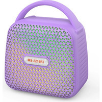 Cmk MS-2219BT 8 W Işıklı Mor Bluetooth Hoparlör