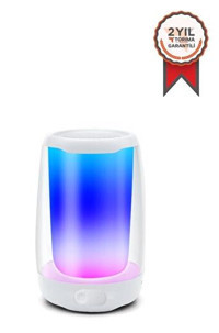 Torima Pluse 4 Mini 5 W Işıklı Beyaz Bluetooth Hoparlör