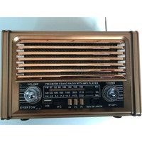 Everton RT-871 5 W Radyolu Kahverengi Bluetooth Hoparlör