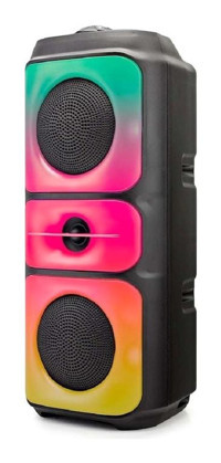 Kimiso QS-3629 10 W Radyolu Işıklı Siyah Bluetooth Hoparlör