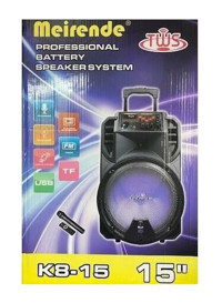 Powerstar K8-15 Işıklı Siyah Bluetooth Hoparlör