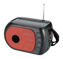 Concord FP-506S Radyolu Işıklı Kırmızı Bluetooth Hoparlör