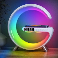 Coverzone N69 15 W Radyolu Işıklı Beyaz Bluetooth Hoparlör