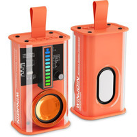 Yw-Bc Mecha 3 W Işıklı Turuncu Bluetooth Hoparlör