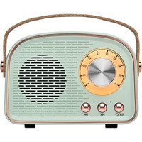 Gorgeous Retro 3 W Radyolu Siyah Bluetooth Hoparlör
