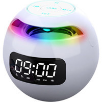 Gorgeous Mini 5 W Işıklı Beyaz Bluetooth Hoparlör