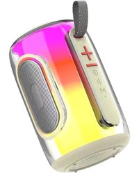 Kensa Pluse 8 15 W Işıklı Beyaz Bluetooth Hoparlör