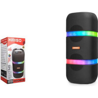 Kimiso QS-3635 10 W Radyolu Işıklı Siyah Bluetooth Hoparlör