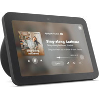 Amazon Echo Show 8 Gen 3 Işıklı Siyah Bluetooth Hoparlör