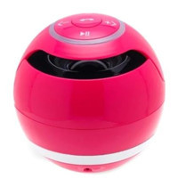 Xinhang Mini 3 W Radyolu Işıklı Kırmızı Bluetooth Hoparlör