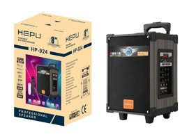 Hepu HP-924 Işıklı Siyah Bluetooth Hoparlör