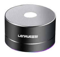 Lenrue Mini 5 W Işıklı Gri Bluetooth Hoparlör